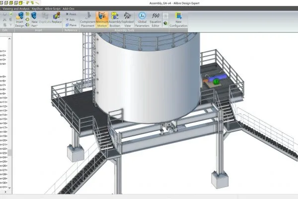 Silo-Anlage